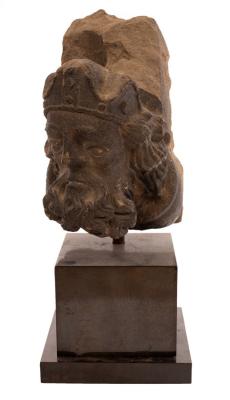 A 14th/15th Century carved stone