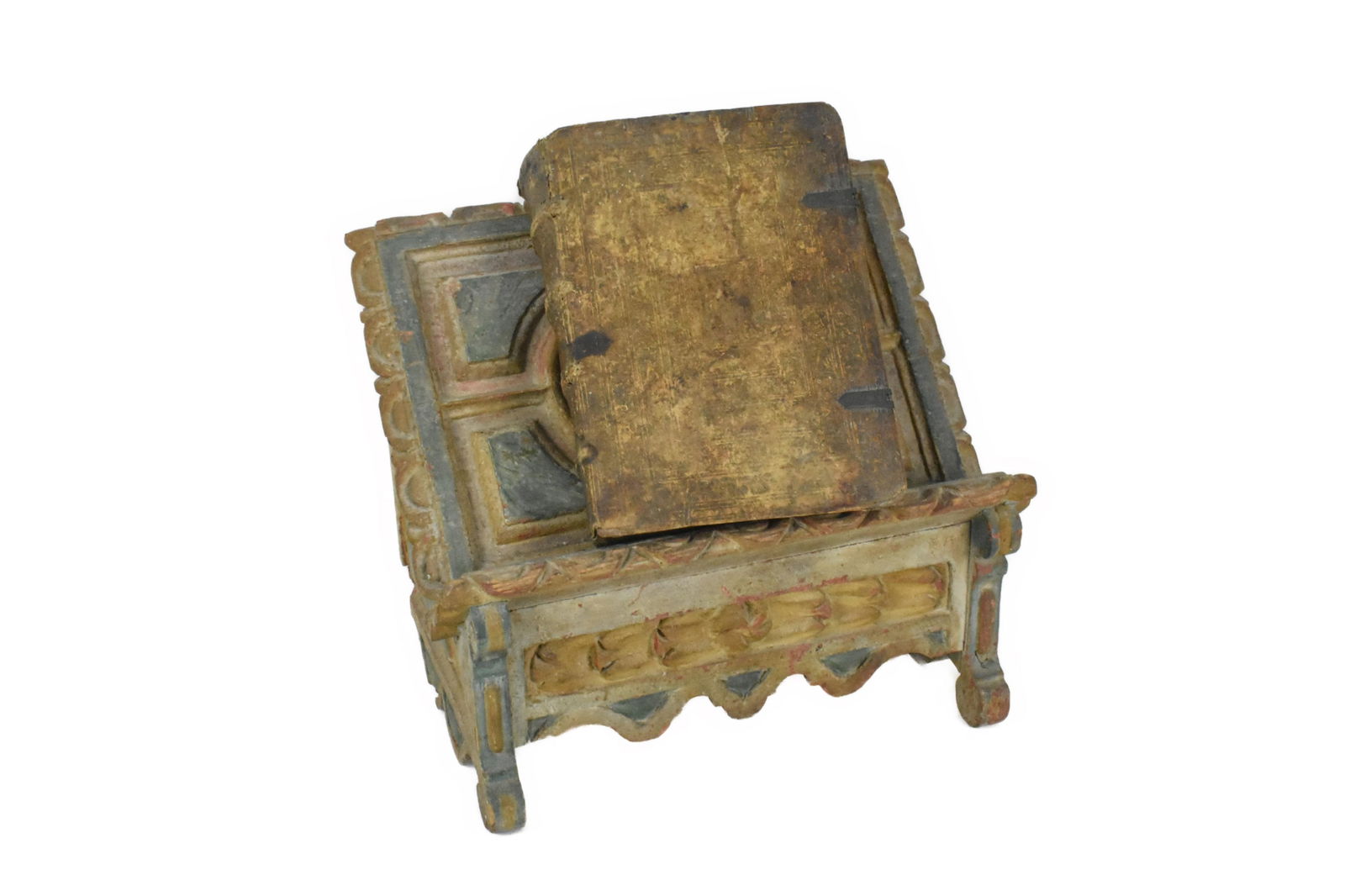 A 1602 GERMAN LEATHER BOUND AND