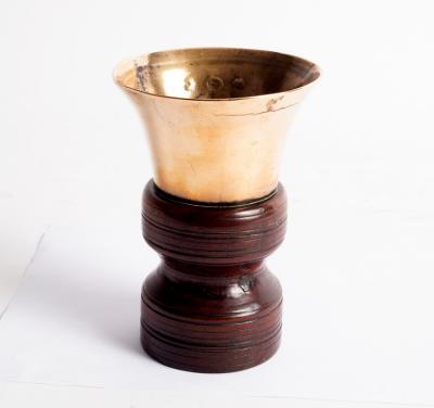A 17th Century brass mortar