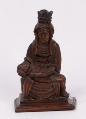 A 17th Century carved oak Lame