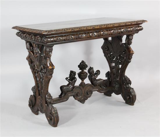 A 17th century design carved and