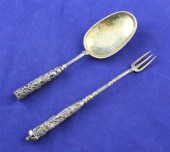 A 17th? century Dutch silver s