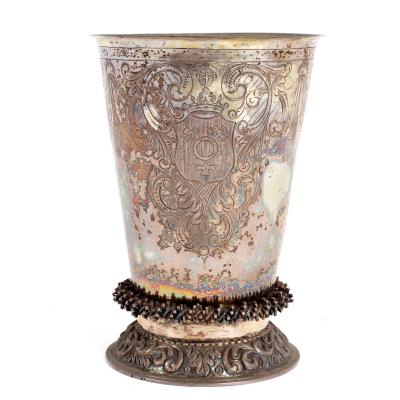 A 17th Century Dutch style silver