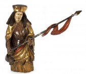 A 17th Century German carved l