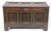 A 17th Century oak chest with