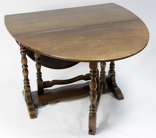 A 17th Century style oak gateleg
