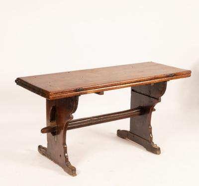 A 17th Century walnut Swiss