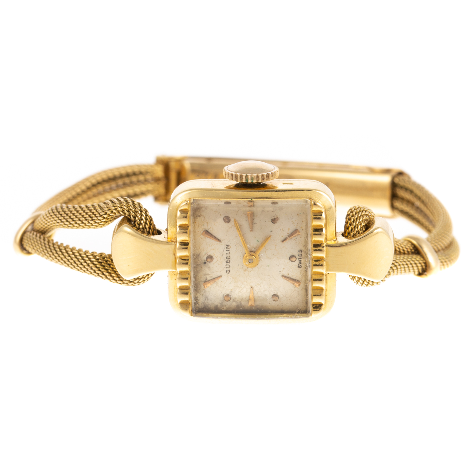 A 18K GUBELIN DRESS WRIST WATCH 18K