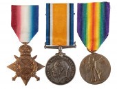 A 1914/15 TRIO TO PTE FITTON R