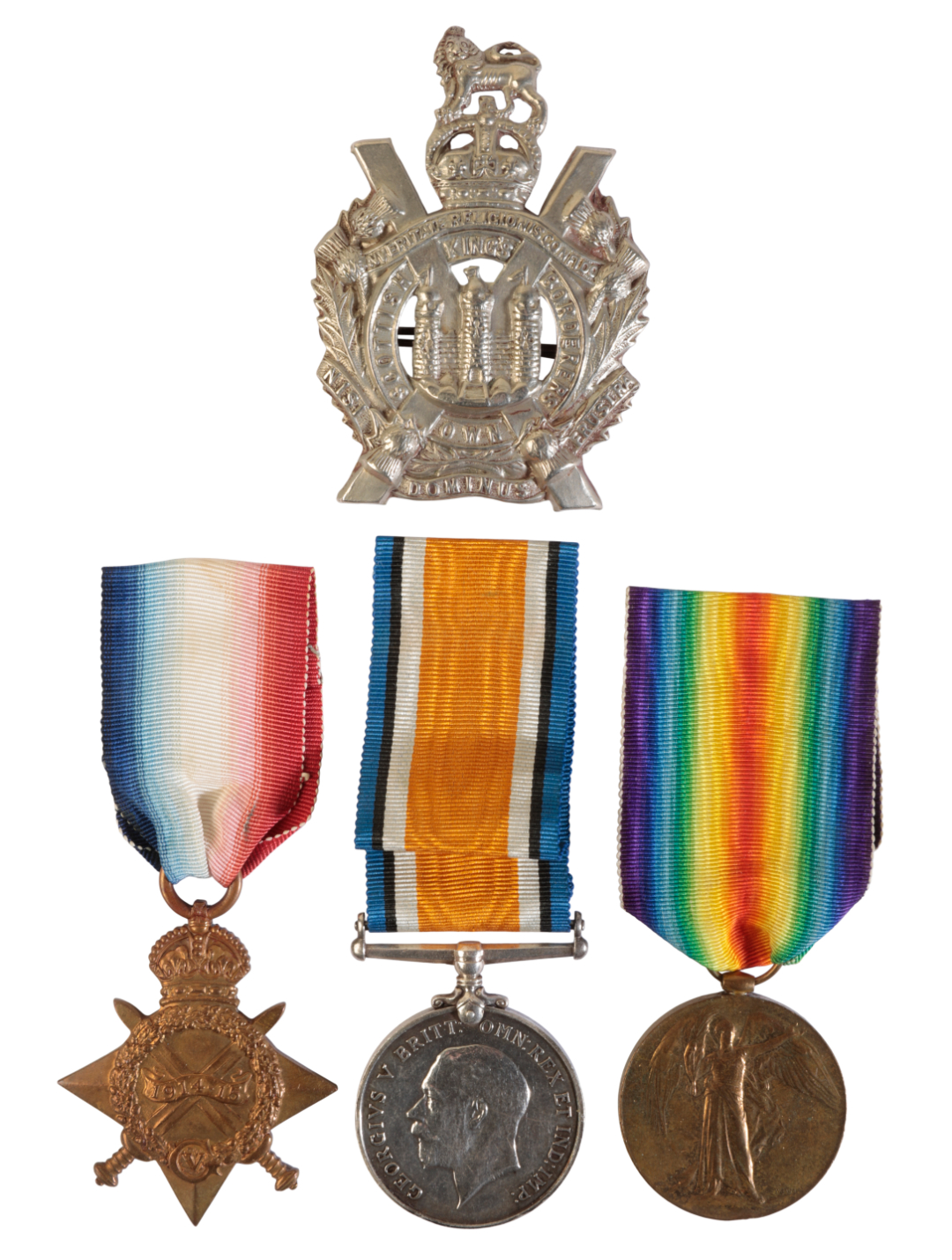 A 1914/15 TRIO TO PTE SHEPHERD