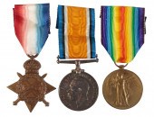 A 1914/15 TRIO TO PTE LOMAX MA