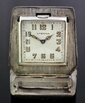 A 1920s Eterna silvery metal c