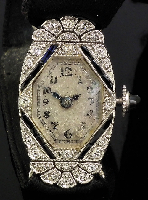 A 1920s lady's Swiss silvery