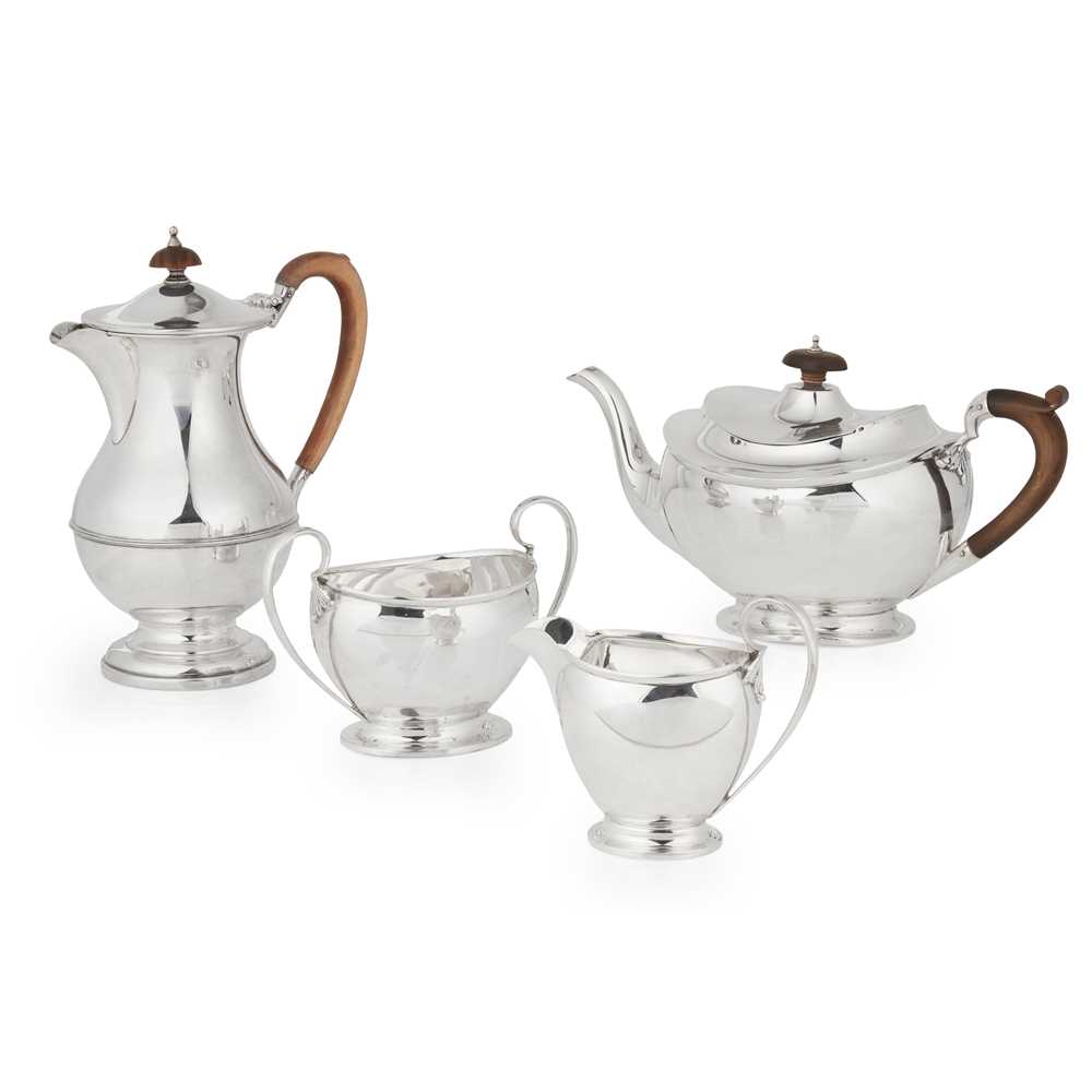 A 1920S THREE-PIECE TEA SERVICE