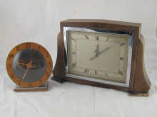 A 1930's eight day mantel clock