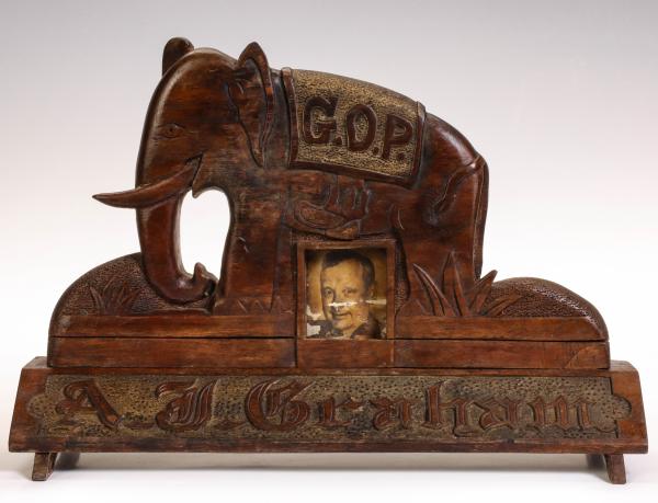 A 1930S FOLK ART CARVING ATTRIBUTED
