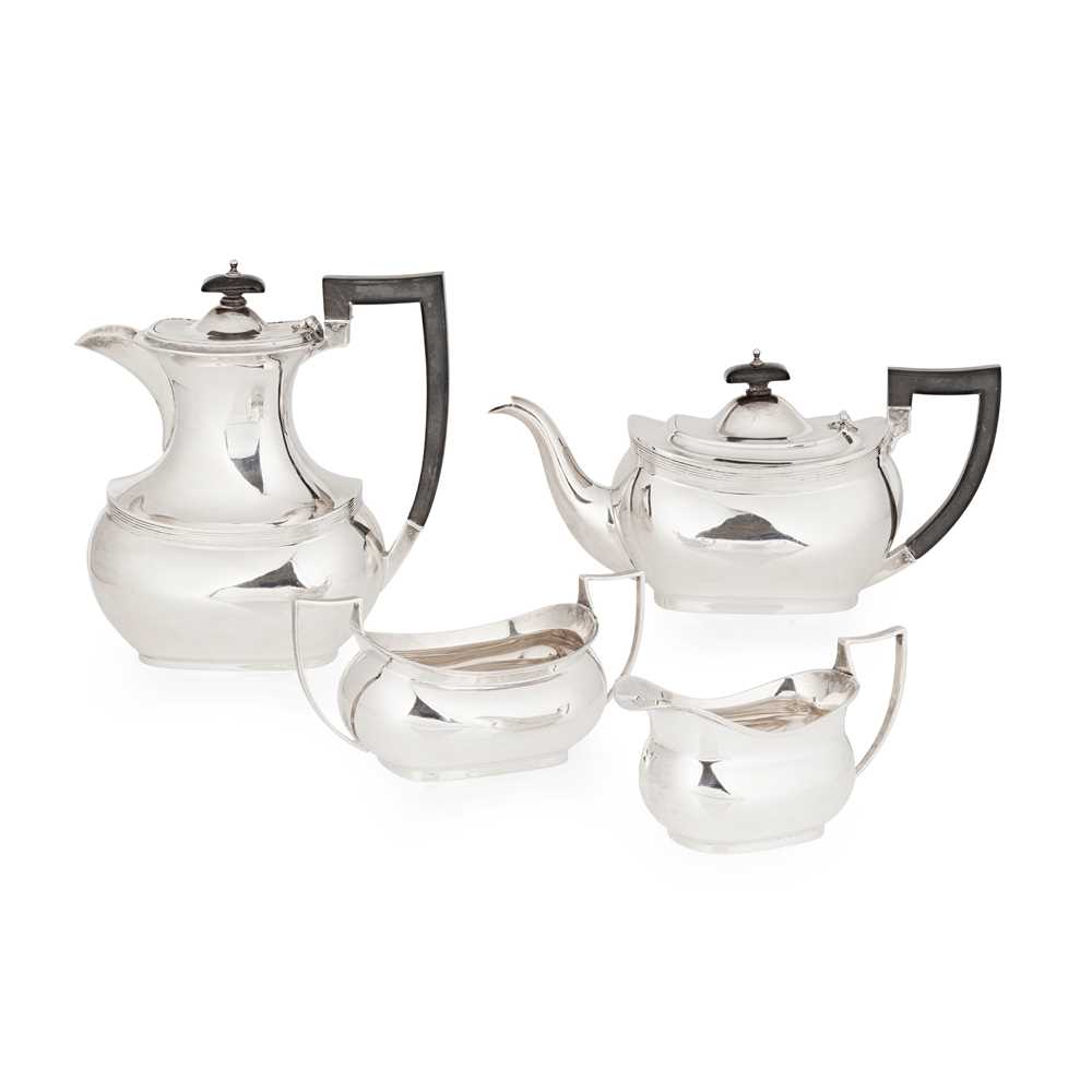 A 1930S FOUR-PIECE TEA SERVICE M