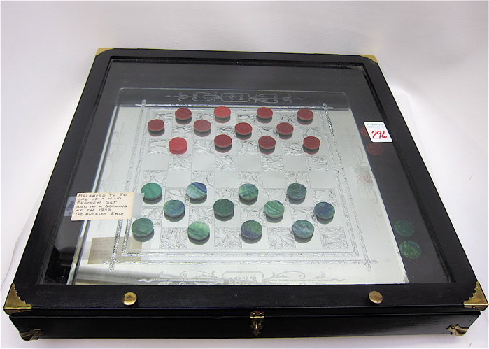 A 1933 CHESS SET: the 17.50''