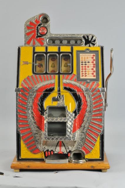 a/ 1938 MILLS 5? WAR EAGLE SLOT