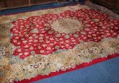 A 1950's Kirman carpet with ce