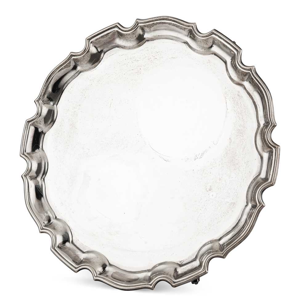 A 1950S SALVER Frank Hawker Ltd,