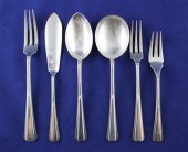 A 1960's canteen of silver Pla