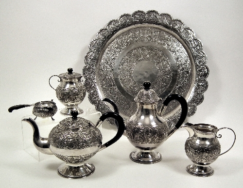 A 1960s Malayan silvery metal six