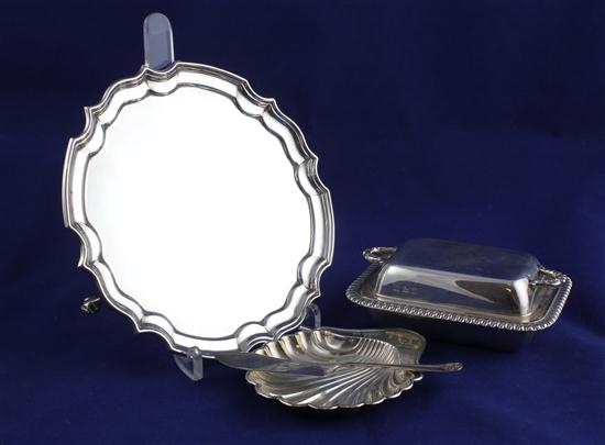 A 1960's silver cigarette box in