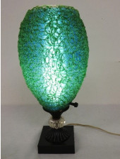 A 1960'S SPUN FIBERGLASS TEAL