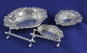 A 1970's pierced silver bon bo