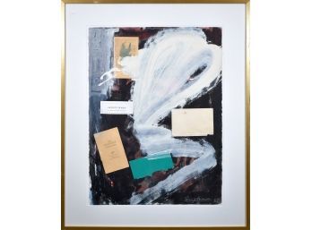 A 1985 mixed media collage,