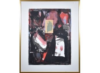 A 1985 mixed media collage,