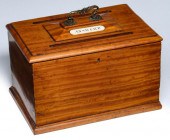 A 19C. FIGURED SATINWOOD ANSWE
