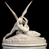 A 19C ITALIAN MARBLE 'PSYCHE R