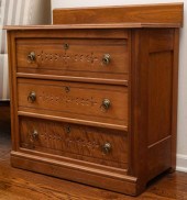 A 19TH C. AMERICAN EASTLAKE ST
