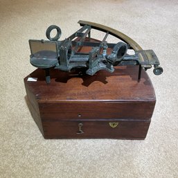 A 19th C. antique English brass and