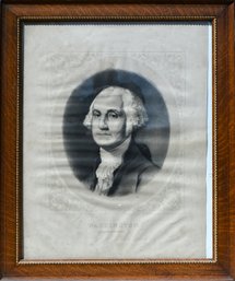 A 19th C. framed engraving of