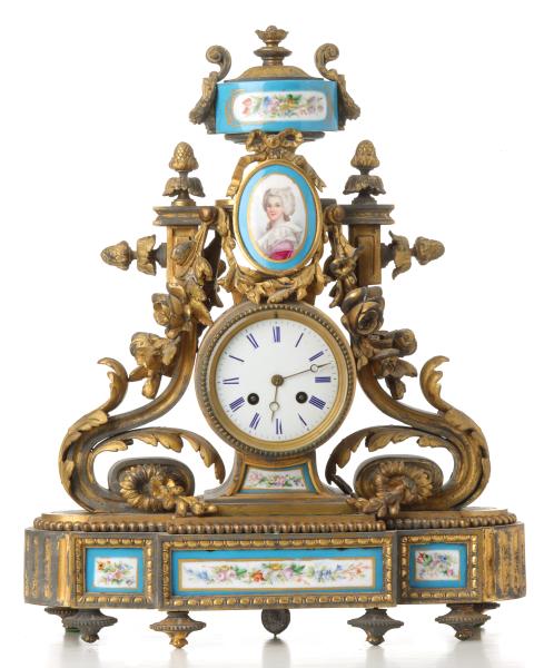 A 19TH C. FRENCH GILT BRONZE