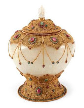 A 19TH C. GILT METAL &AMP; SEM