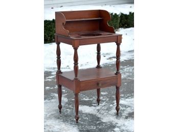 A 19th C. mahogany wash stand,