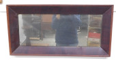 A 19TH C. OGEE STYLE LONG MIRR