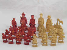 A 19th c. Oriental carved ivory