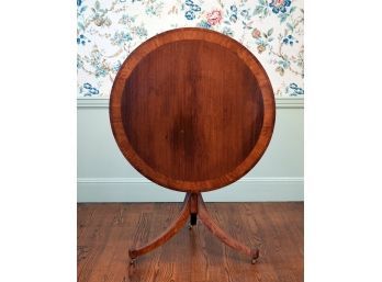 A 19th C. Regency circular inlaid