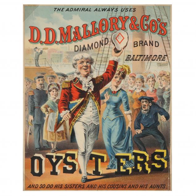 A 19TH CENTURY ADVERTISEMENT POSTER