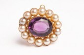A 19th Century amethyst and pe