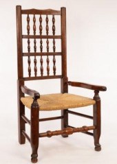 A 19th Century ash and alder s