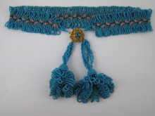A 19th century bead work collar