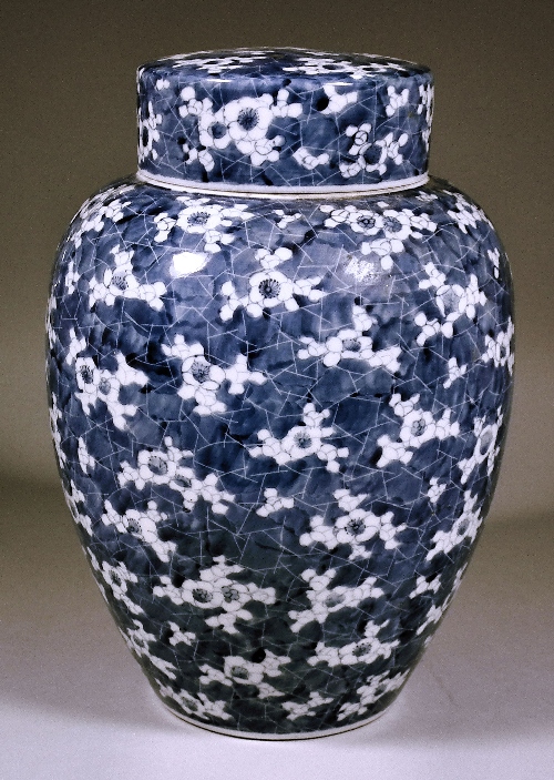 A 19th Century blue and white