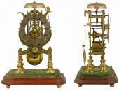 A 19th Century brass skeleton