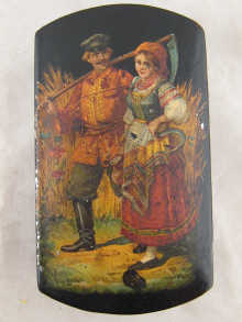 A 19th century ceramic Russian